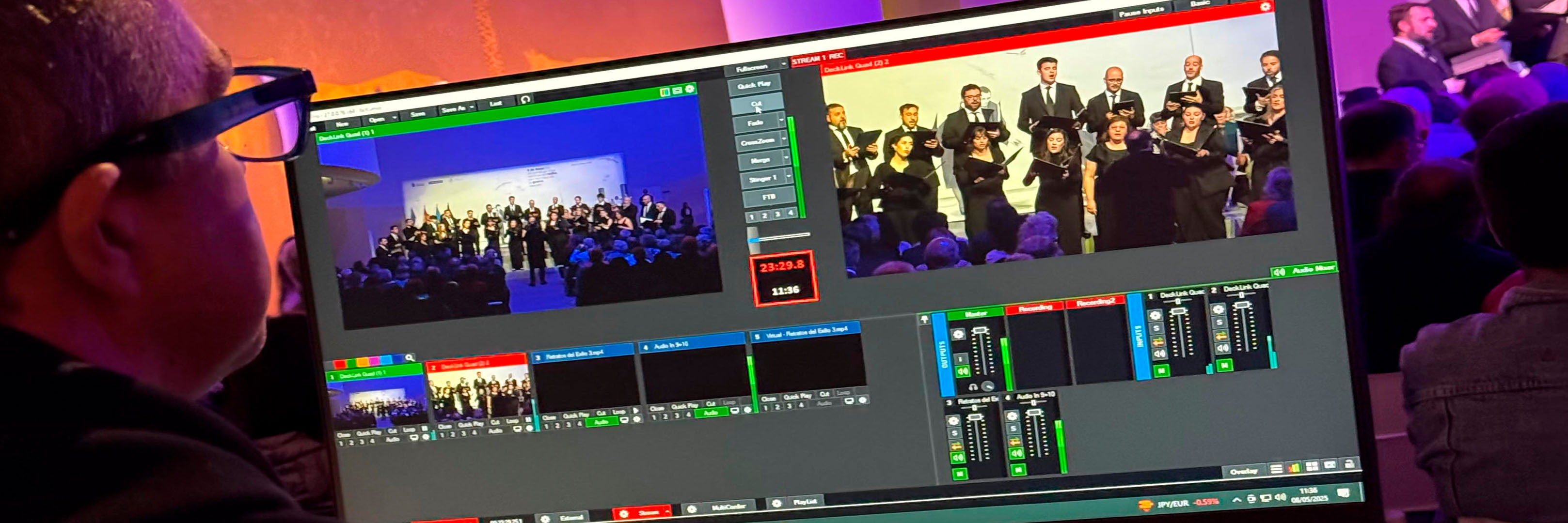 Streaming y grabación de eventos en Asturias