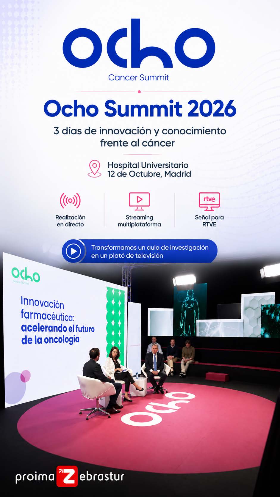 Imagen del evento Ocho Summit 2026 | Producción audiovisual y streaming...